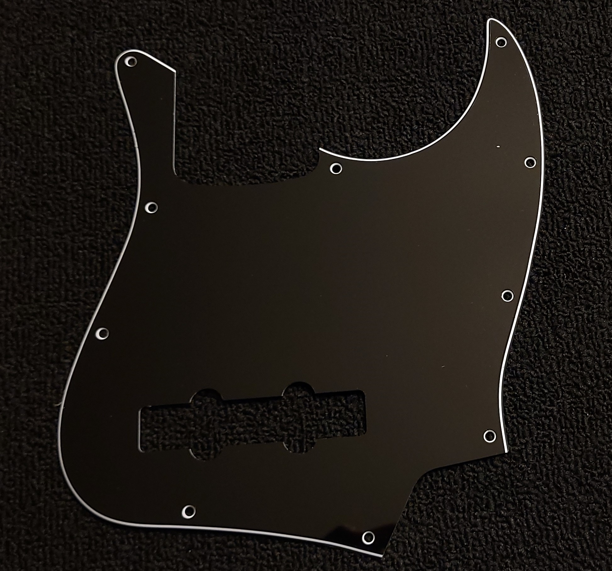 Jazz Bass Pickguard, Black 3ply - Image 3