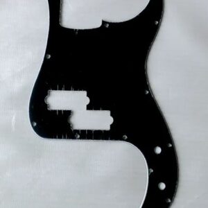 P Bass Pickguard, Black 3ply