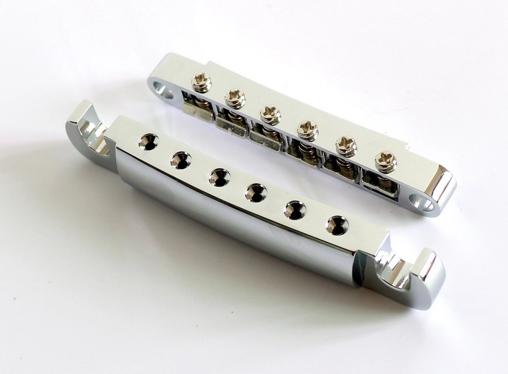 Tune-O-Matic Style Bridge and Tail Piece for LP or SG Guitar - Image 4