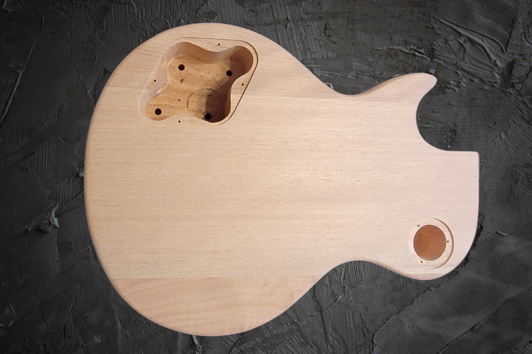 LP Style Electric Guitar DIY Kit with Maple Fretboard by Budreau Guitars - Image 3
